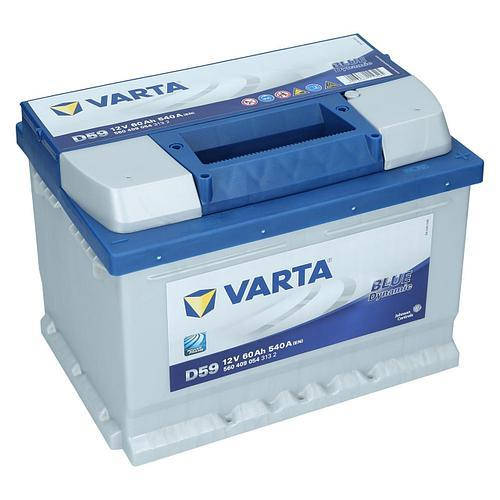 

Аккумулятор Varta 60Ah/540A BlueDynamic R+ D24 560 408 054