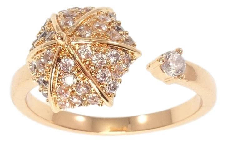 

Кольцо Xuping Позолота 18K "Вращающийся зонтик" р.15-16,16-17