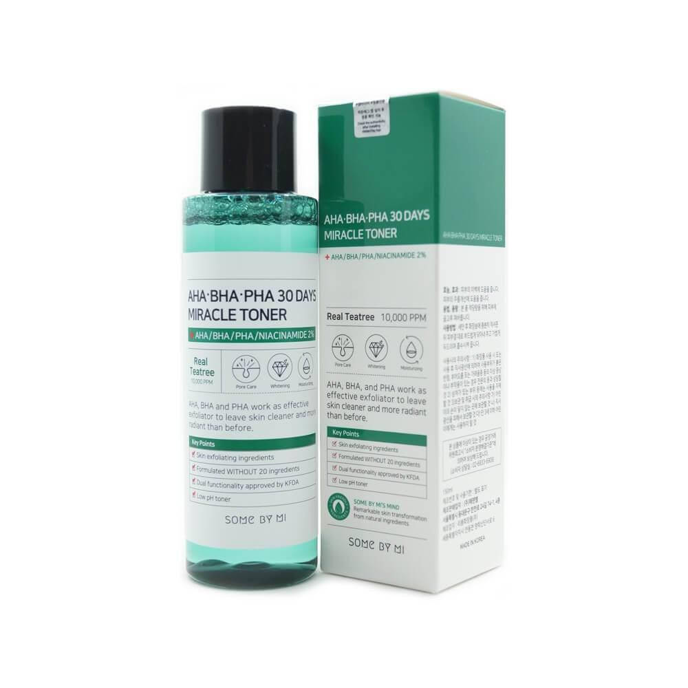 

Кислотний очищающий тонер Some By Mi AHA-BHA-PHA 30 Days Miracle Toner 150 ml