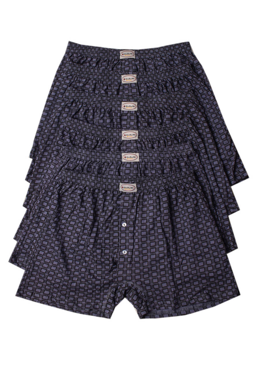 

Трусы мужские семейные DoReMi 312-4. Size 5. Размер 52-54. Упаковка 6 шт.