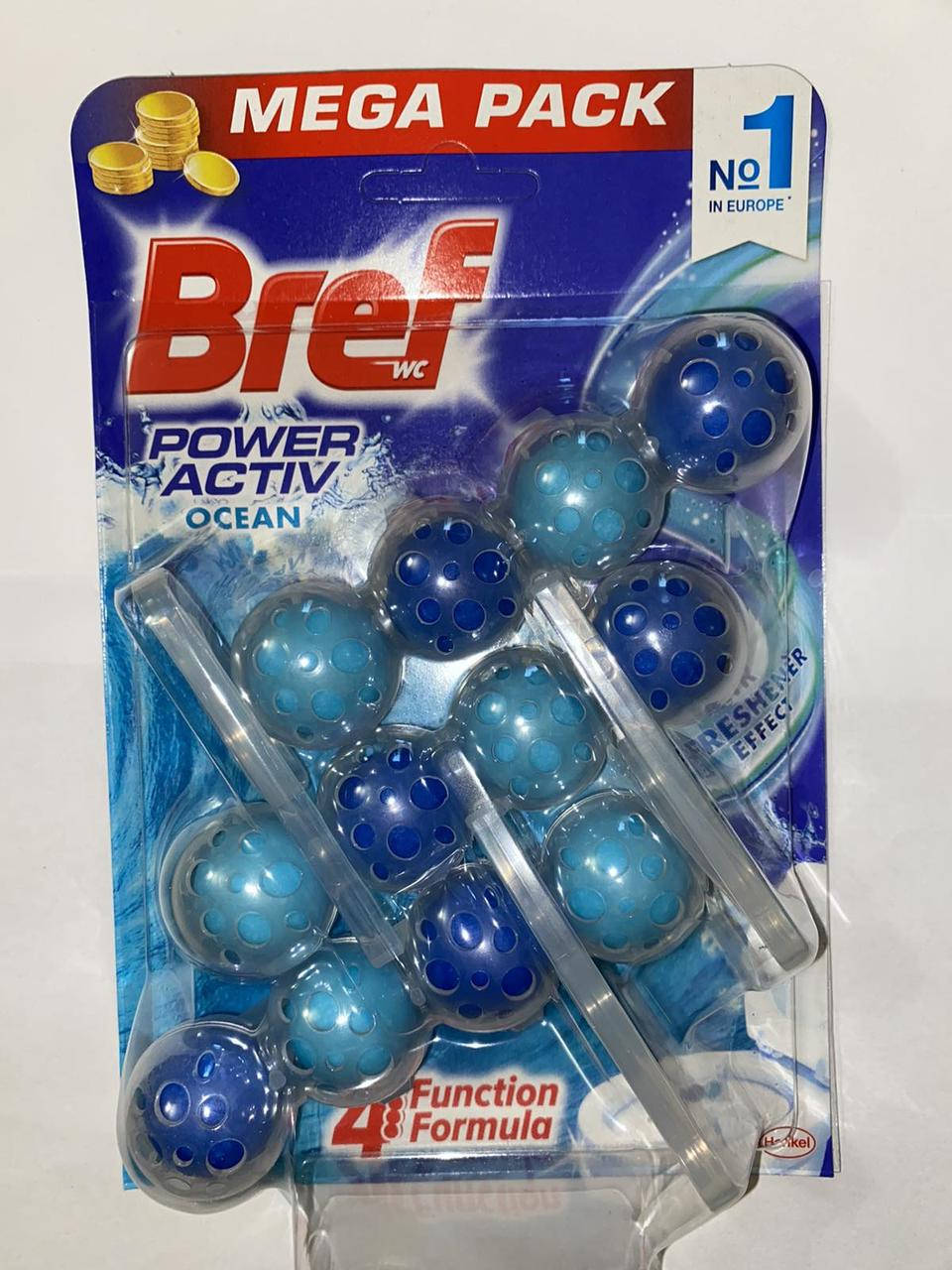 

Туалетний блок Bref Сила Актив морський бриз 3 шт.