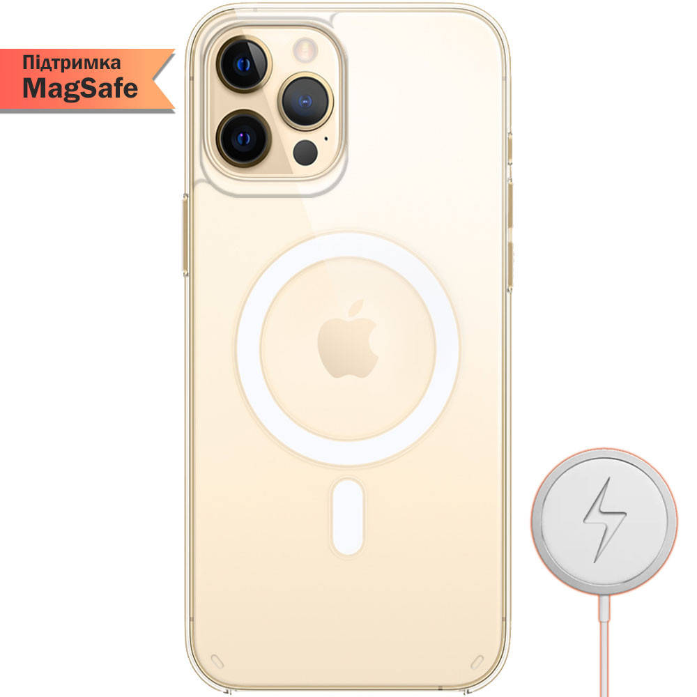 

Чехол BoxFace с поддержкой MagSafe для Apple iPhone 12 Pro Прозрачный