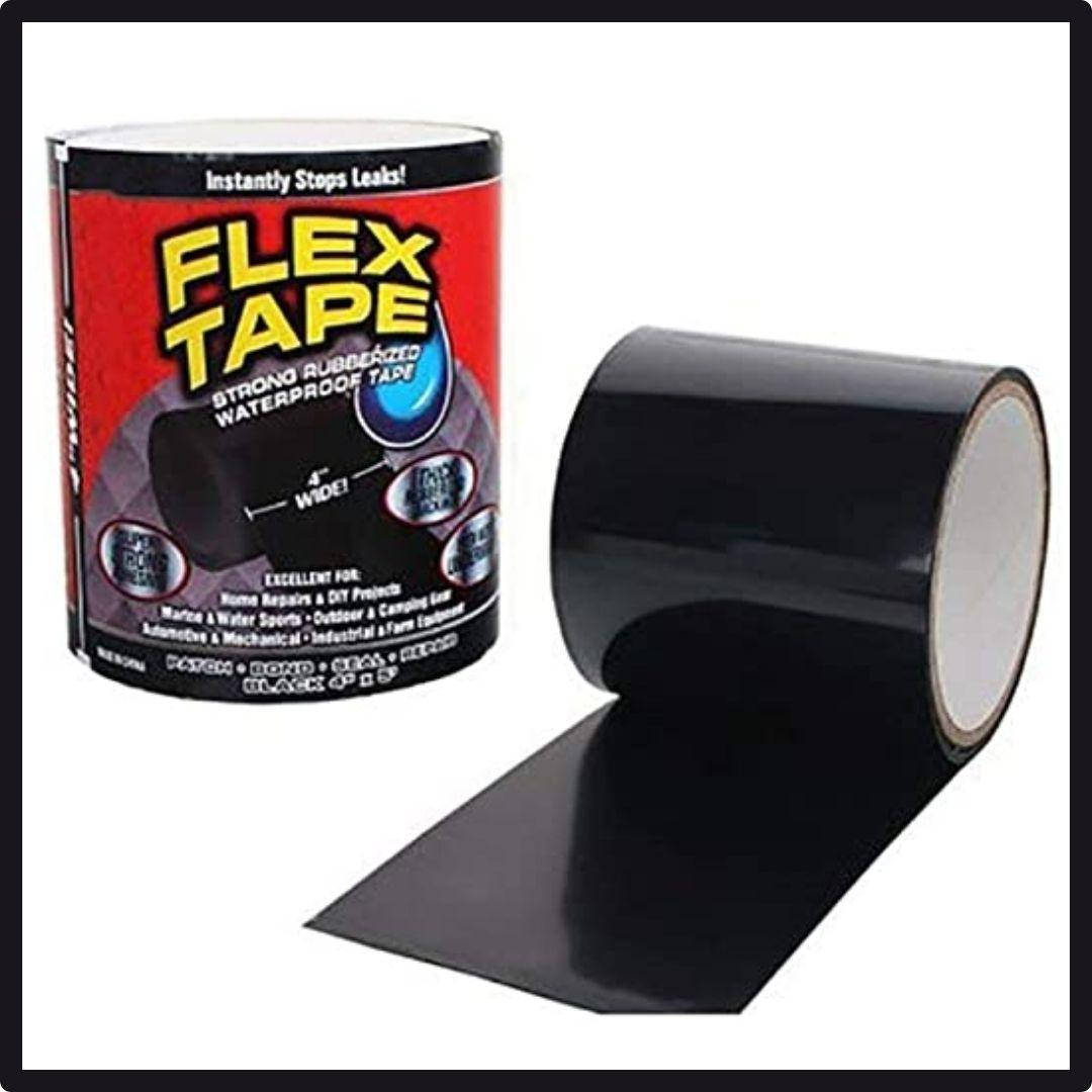 

Водонепроницаемая лента Flex Tape| Сверхпрочная клейкая лента, Черный