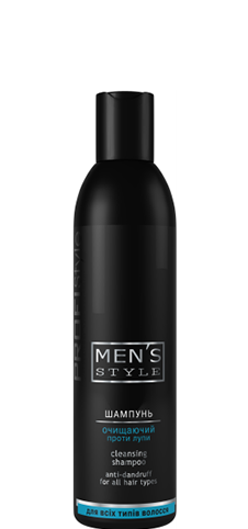 

Шампунь очищаючий проти лупи для всіх типів волосся Profi Style Men's Style 250 мл