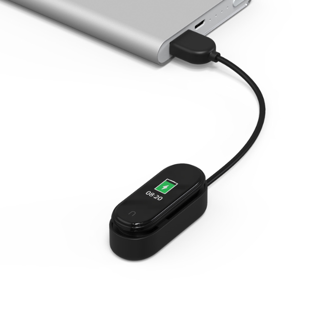 

Кабель Mi Band 4 производства MiJobs зарядное зарядка USB charger Mi Fit Черный