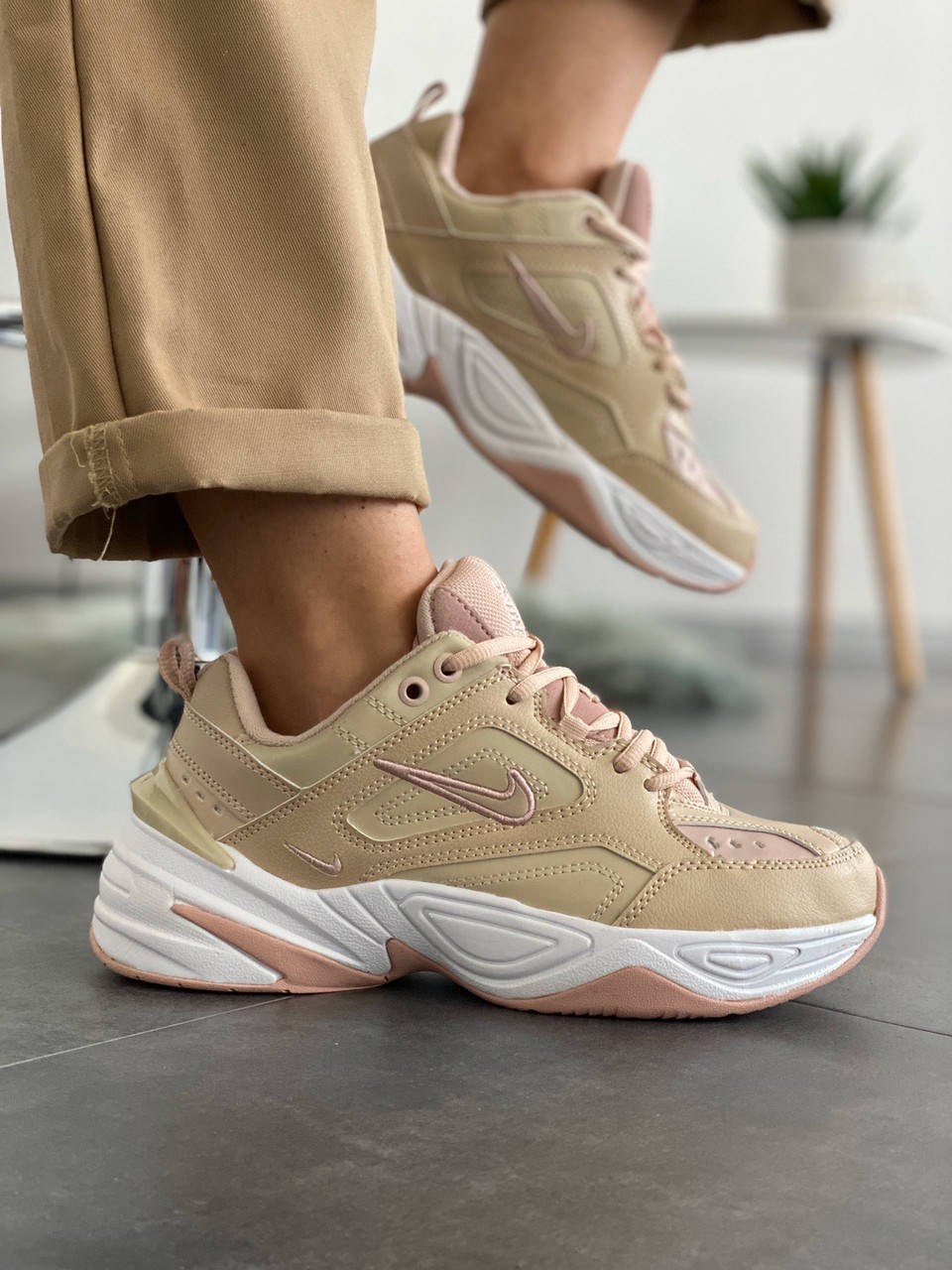 

Женские кроссовки Nike M2K Tekno "Beige", Бежевый