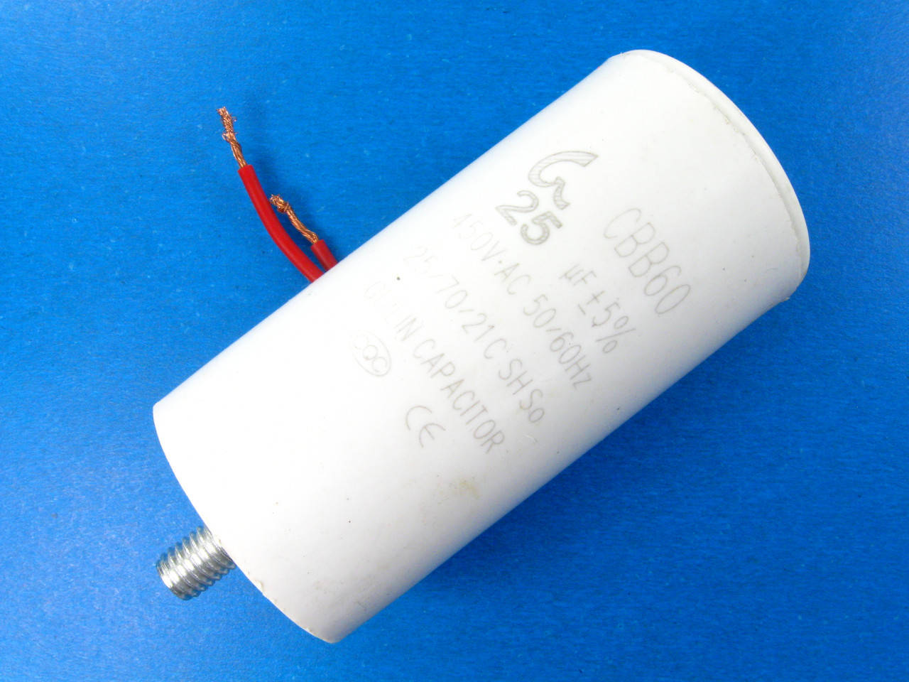 

Конденсатор компрессора Сталь КСТ-40 CBB60 25 мкФ шпилька