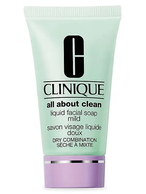 

Мягкое жидкое мыло для сухой и комбинированной кожи лица Clinique Liquid Facial Soap Mild, 30 мл