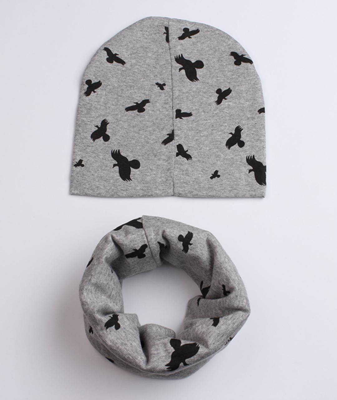 

Шапка и снуд тиикотажные детские