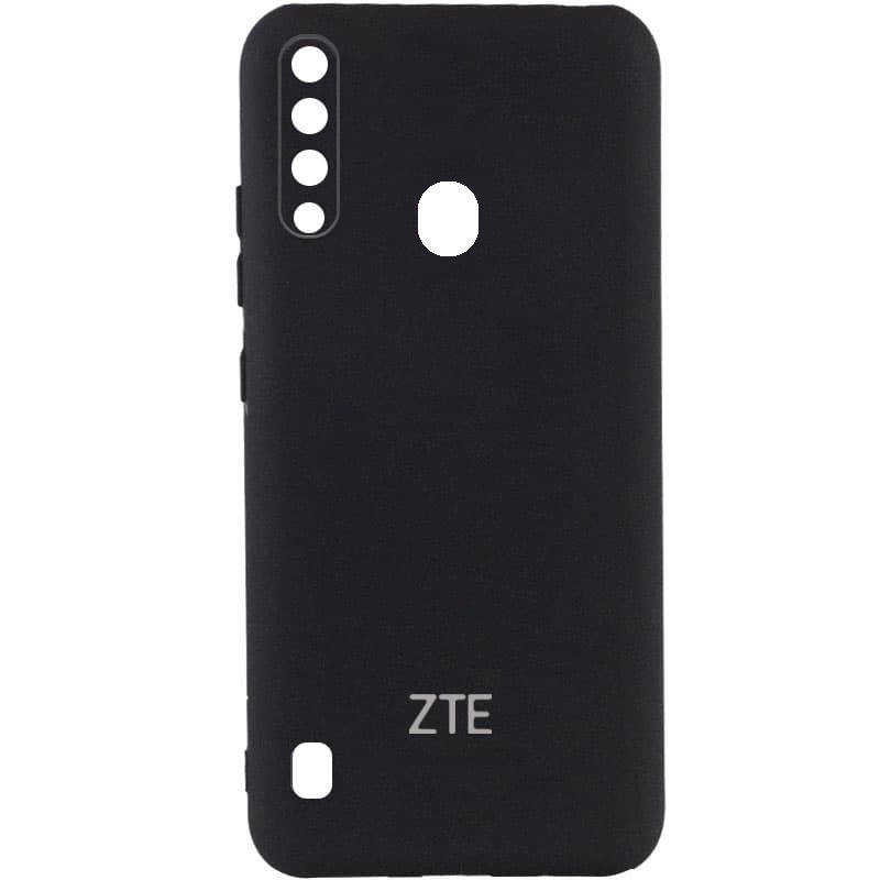 

Силиконовый Чехол с защитой камеры (A) для ZTE Blade A7 Fingerprint (2020) (Черный / Black)