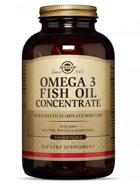 

Омега Solgar Omega-3 Fish Oil Concentrate 240 капсул
