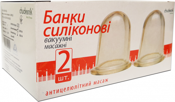 

Банки для массажа полимерные 2 шт БМП 35