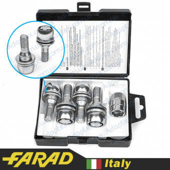 

Болты секретки М12х1.25х17мм Прессшайба Вращающееся кольцо (Peugeot, Citroen)