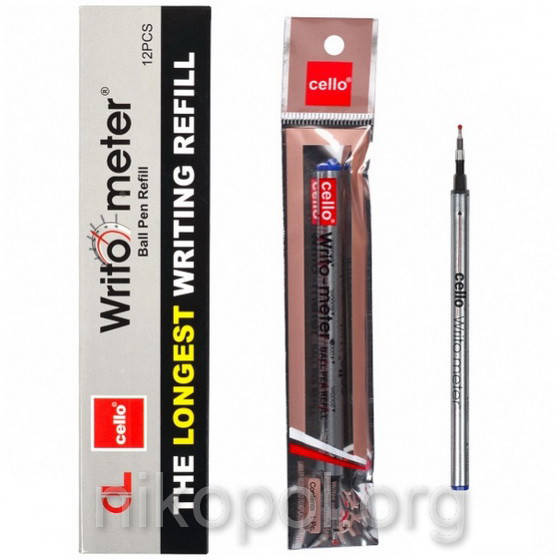 

Стержень масляный Cello Writo-meter 10 км., синий