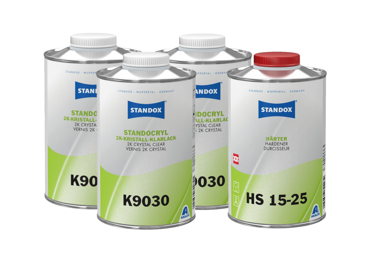 

HS Лак прозрачный STANDOX K9030 Kristall-Klarlack 3л. + отвердитель HS 1л.