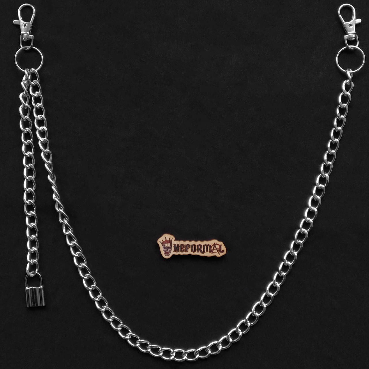 

Цепь на джинсы с замком 62 см. (N0231)