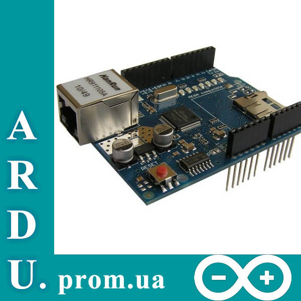 

Сетевой модуль Ethernet Shield Arduino W5100 [#K-1]