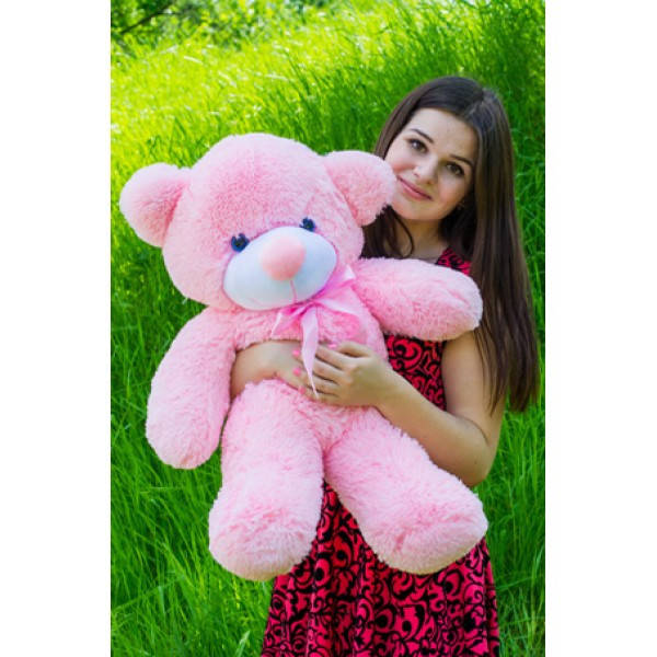 

Плюшевый медведь "Нестор" Розовый 80 см