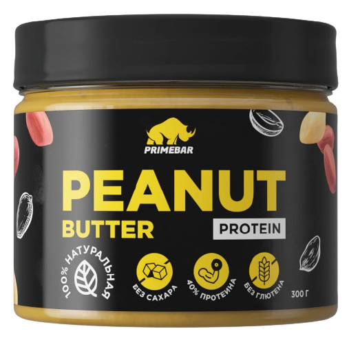 

Натуральная арахисовая паста Prime Kraft Протеиновая (300 грамм)