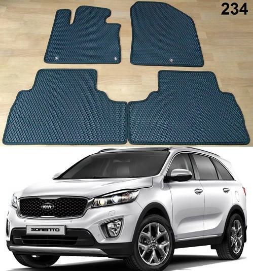 

Коврики ЕВА в салон Kia Sorento '15-20 UM, Черный