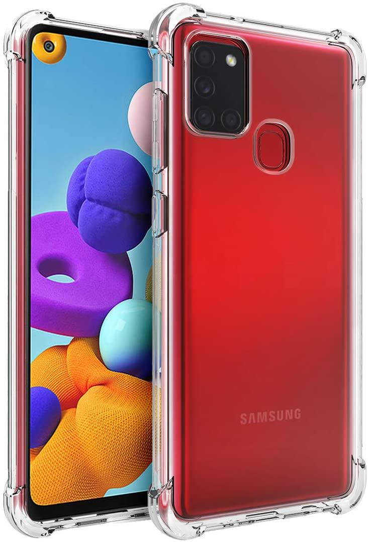 

Силиконовый противоударный прозрачный чехол для Samsung Galaxy A21s A217 (бампер)