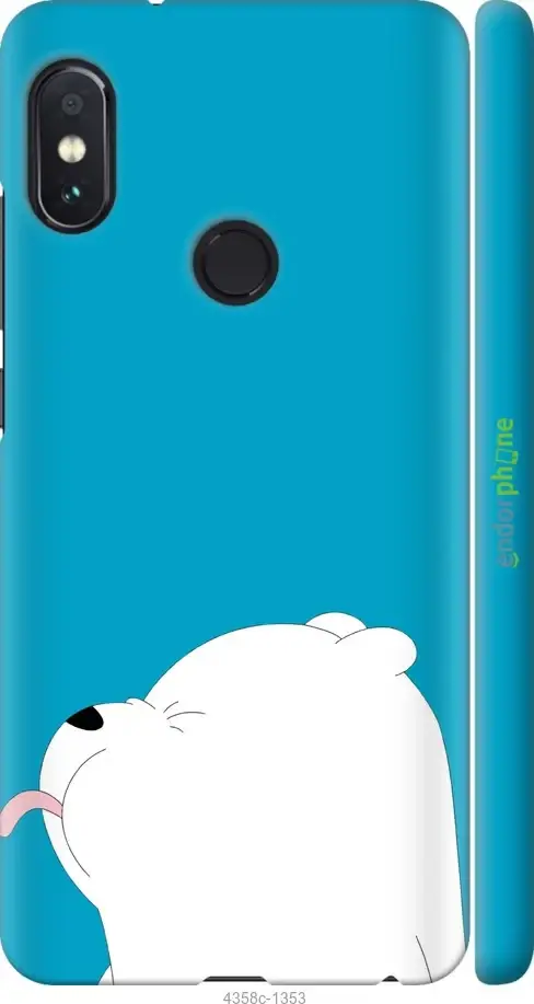 

Чехол на Xiaomi Redmi Note 5 Мишка 1 "4358c-1516-10746", Белый