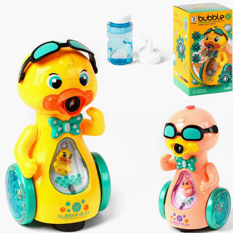 

Музыкальная игрушка "Утенок" ZR 162, звук, свет, мыльные пузыри, 2 цвета