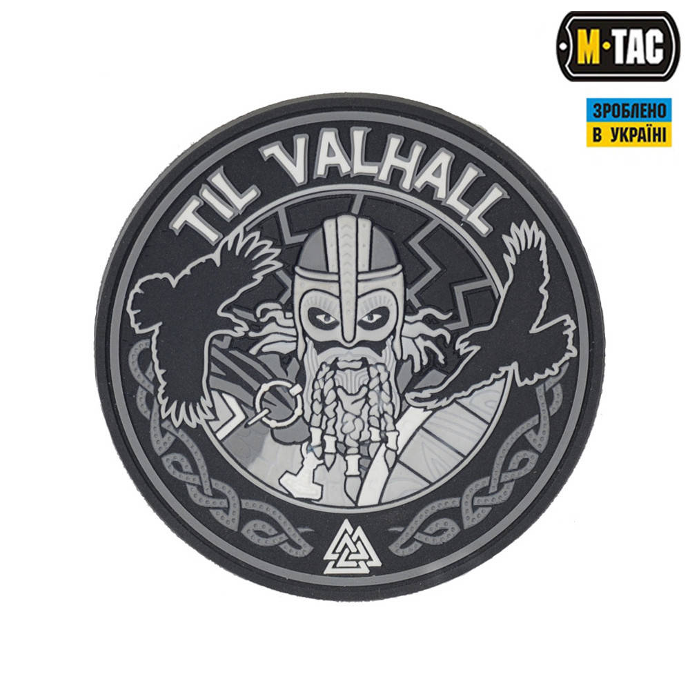 

Патч M-Tac Til Valhall PVC черно-серая