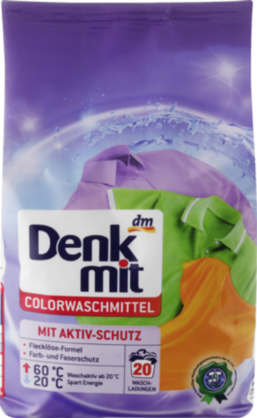 

Стиральный порошок для цветного белья Denkmit 1.35 kg 20 стирок