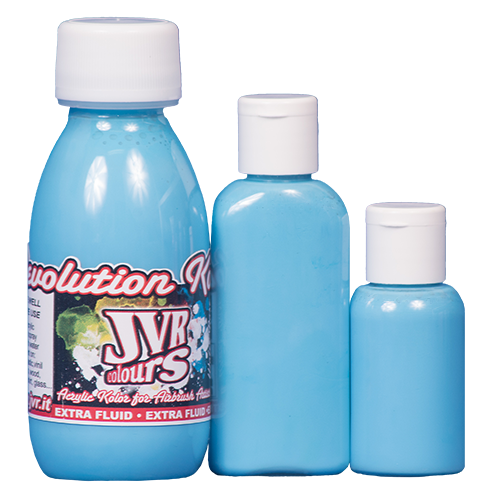 

Краска для аэрографа JVR Revolution Kolor, opaque sky blue #126,30 мл, Синий