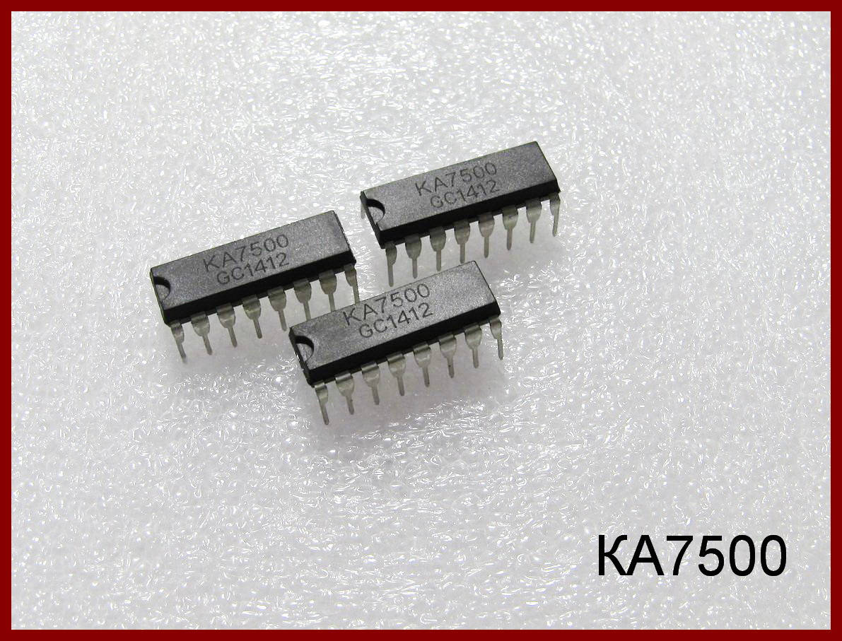 

KA7500, ШИМ-контроллер. DIP-16.