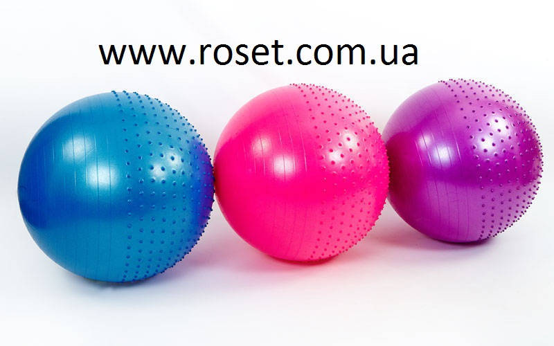 

Мяч для фитнеса полумассажный 2в1 75см Zelart FI-4437-75
