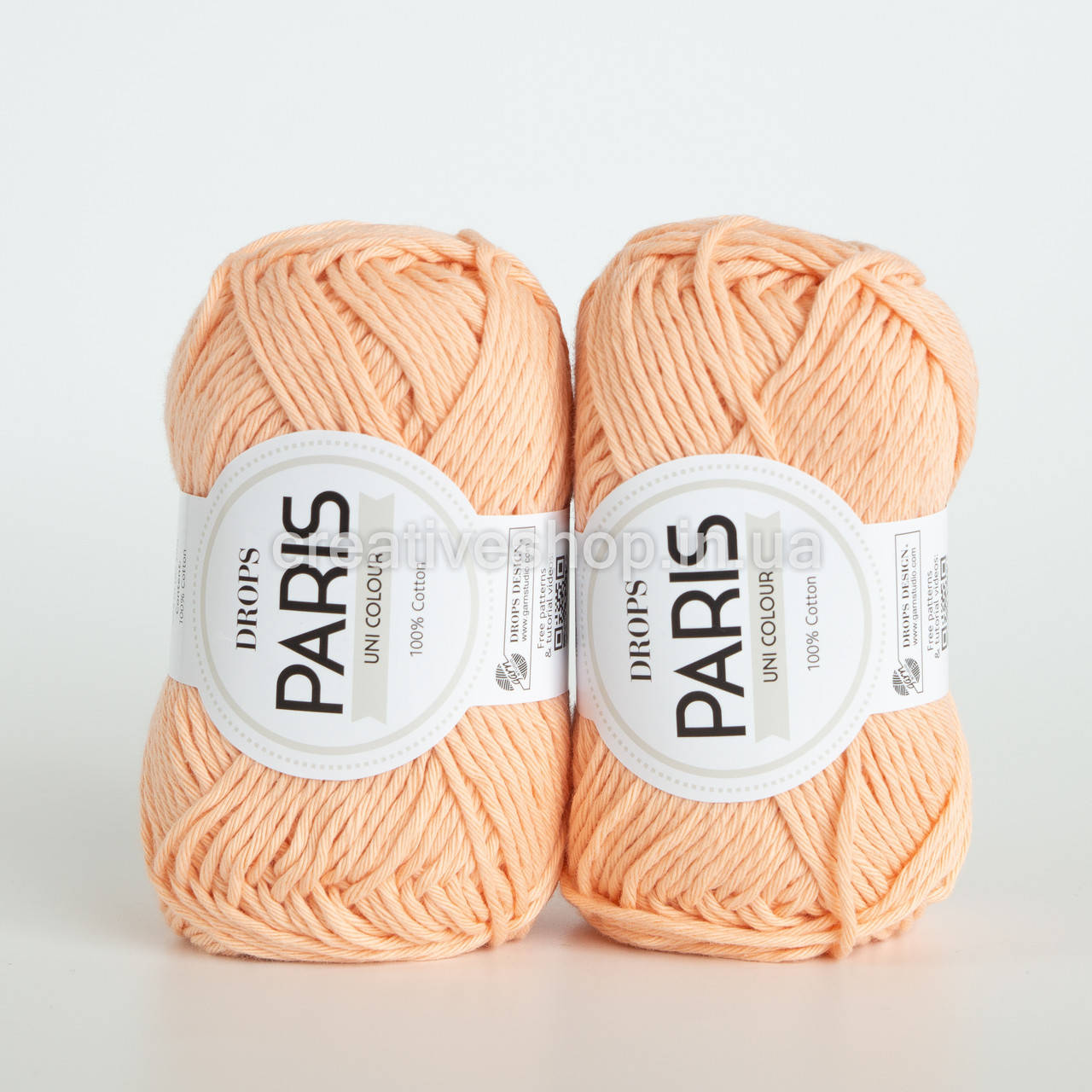 

Пряжа DROPS Paris Uni (цвет 27 peach)