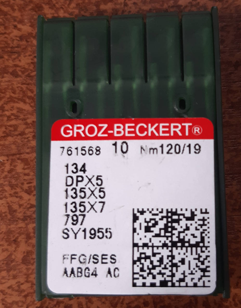 

Иглы промышленные Groz-Beckert DPx5 SES №120