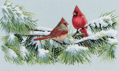 

Набор для вышивания Dimensions 35178 Winter Cardinals
