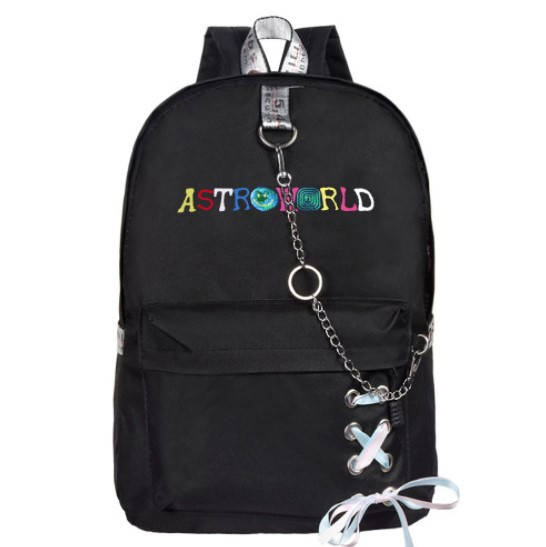 

Рюкзак Astroworld с лентами Черный