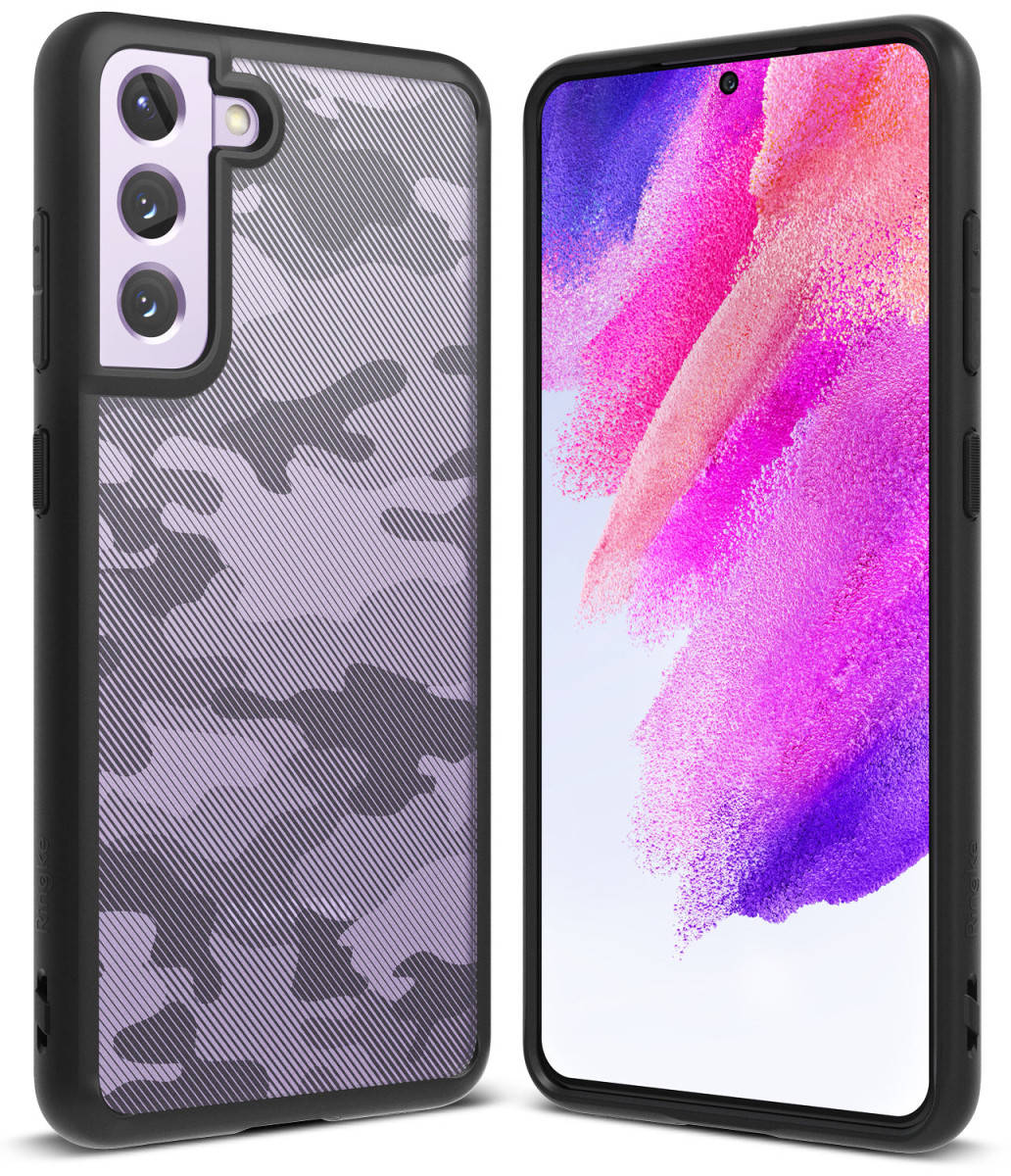 

Чехол Fusion для Samsung Galaxy S21 FE Matte Camo Black (FM576E73), Черный
