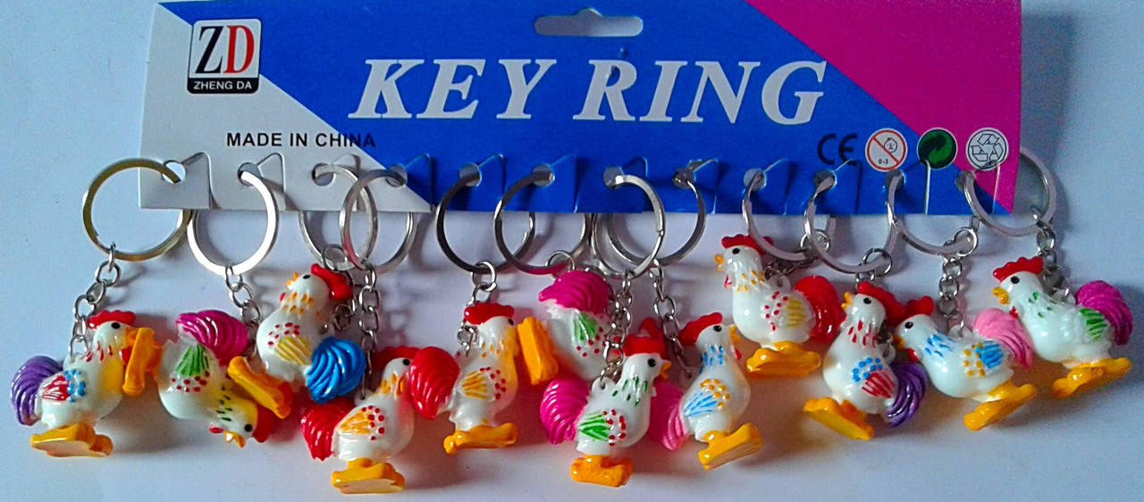 

Брелок Петушок U-283 Китай, Разные цвета