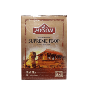 

Черный цейлонский чай Hyson Supreme FBOP среднелистовой 100 грамм