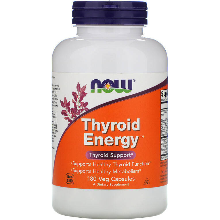

Поддержка щитовидной железы NOW Foods "Thyroid Energy" (180 капсул)
