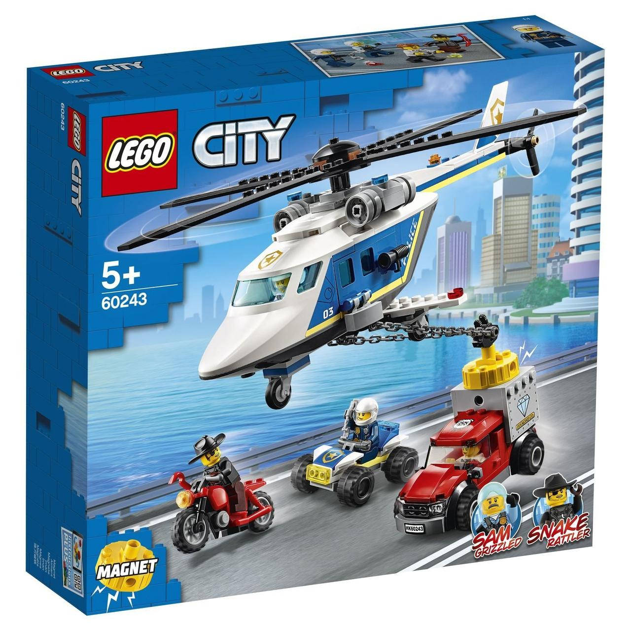 

LEGO ЛЕГО City Погоня на полицейском вертолете 60243