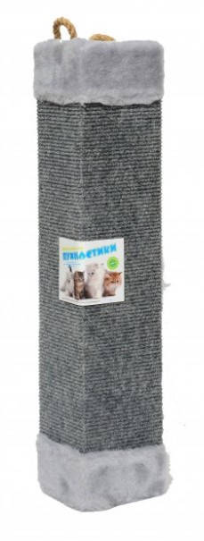 

Когтеточка, дряпка Пухнастик для кота угловая 50 см,джут