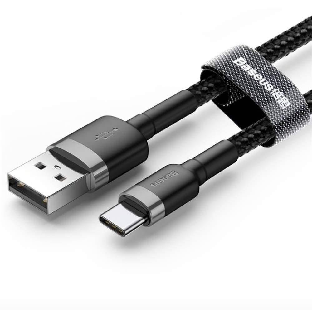 

Кабель быстрой зарядки Baseus Type C 2.4 A Black, длина - 100 см. (CATKLF-EG1), Черный