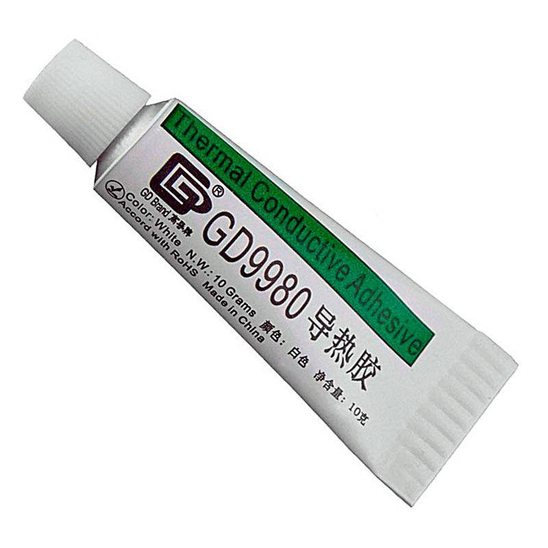 

Термоклей (теплопроводящий, теплопроводный клей) GD9980 (К/т 0,671W/m-k), 10 грамм