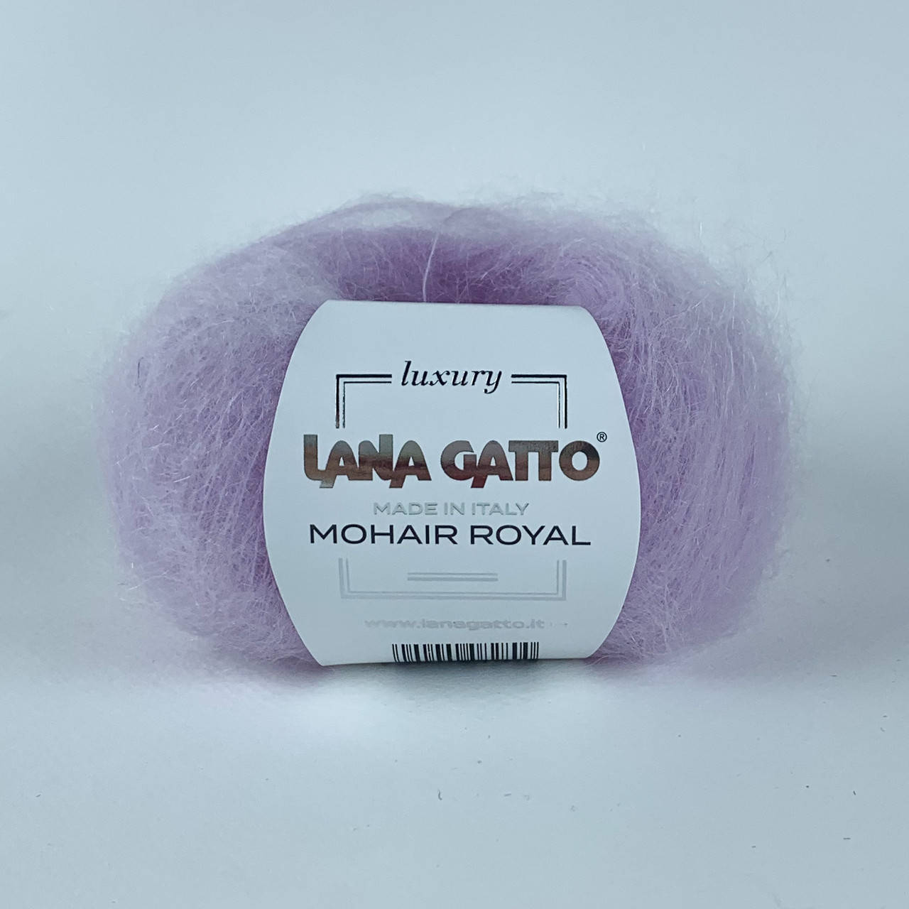 

Lana Gatto MOHAIR ROYAL (Лана Гатто Мохер Роял) № 9369 лиловый (Пряжа мохер, нитки для вязания)