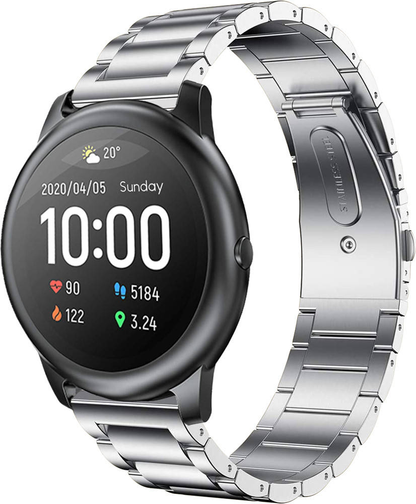 

Металлический браслет Shape для Haylou Smart Watch Solar LS05 Серебристый