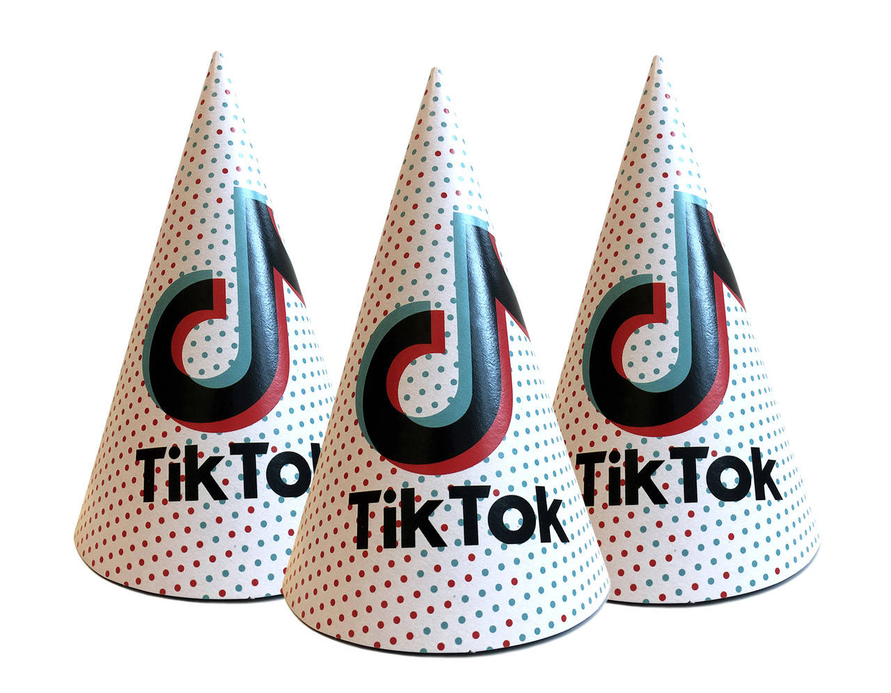 

Колпаки праздничные, маленькие "Тик Ток", 20 шт/уп