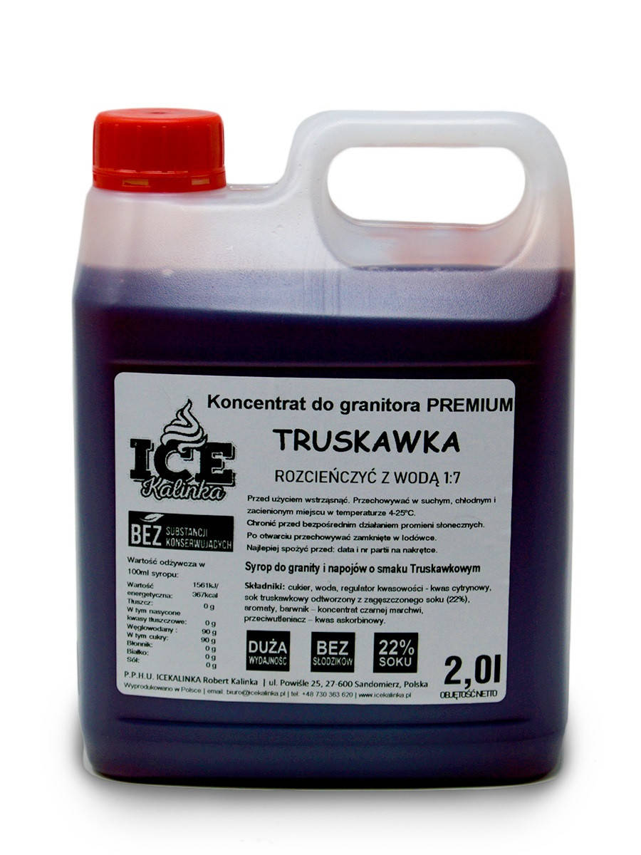 

Натуральный сироп для слаша IceKalinka Клубника