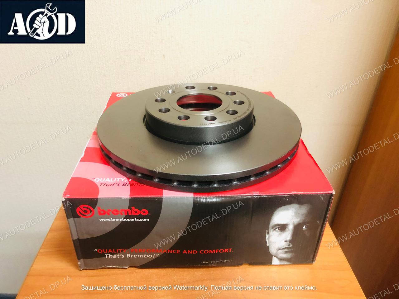 

Диск тормозной передний Skoda Octavia A5 1.8 / 2.0 2004-->2012 Brembo (Италия) 09.9145.11