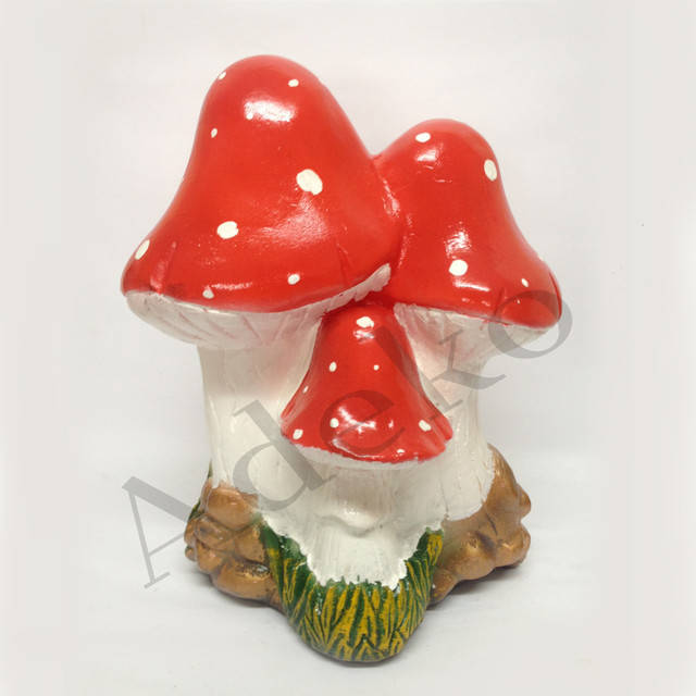 

Садовая фигура Грибы Мухоморы 35 см, Красный
